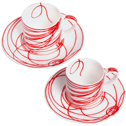 ESPRESSO CUPS & SAUCERS