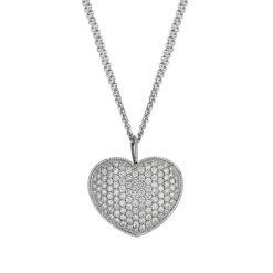 HEART PENDANT WITH DIAMONDS