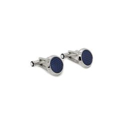 Blue Cufflinks Mont Blanc