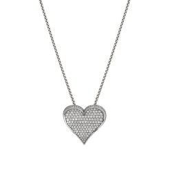HEART PENDANT WITH DIAMONDS